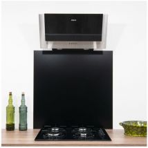 Crédence Alu Noir ral 9005 - h 20 cm x l 80 cm 1,5mm