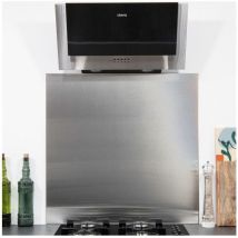 Alucouleur - Crédence Inox Brossé 1.2mm - Hauteur 25 cm x Largeur 80 cm