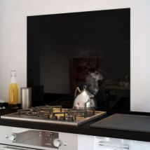 Cuisissimo - Crédence cuisine fond de hotte verre brillant - Noir l 60 x h 70 cm