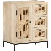 Furniture Limited - Credenza 60x35x70 cm Legno Massello di Mango