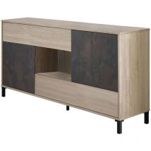 Buffet 2 porte, 2 cassetti e 1 vano di stoccaggio L151 cm - Oxys