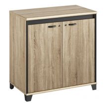 Credenza bassa a 2 ante con serratura