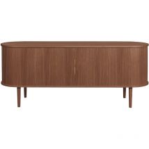 Credenza vintage in legno scuro 2 ante scorrevoli L160 cm epic