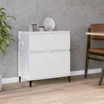 Bonnevie - Credenza Madia Moderna ,Buffet da cucina ,Bianca 60x35x70 cm in Legno Multistrato ITD89422