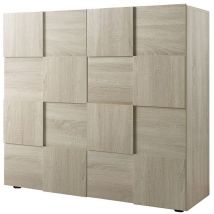 Vente-unique - Credenza 2 ante in legno L121 cm - Dama