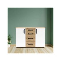 Veriaffari.it - Credenza Mosso MO3 colore rovere e bianco