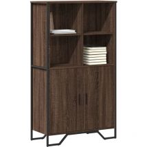 Maisonchic - Credenza Rovere Marrone 79,5x35,5x137,5 cm in Legno Multistrato vidaXL590969
