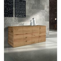 Credenza rovere nodato spazzolato