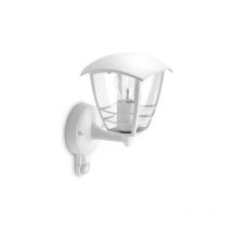 MyGarden Creek Applique murale d'extérieur avec détecteur de mouvement (nécessite 1 ampoule E27 60 w) Blanc (8718291443612) - Philips