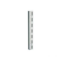 Crémaillère double en acier - entraxe 32 mm - Décor : Noir mat - Longueur : 2060 mm - ral : 9005 Element System