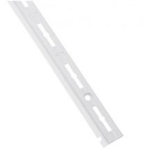 Cremallera 6000 blanca 1 m – Acero – 2 unidades