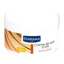 Crème de soin cuirs colorés camel 150ml Starwax