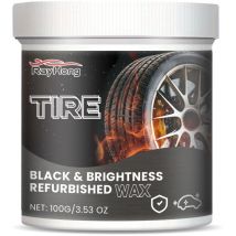 Crème d'entretien pour pneus de voiture, 100 g par flacon, nettoie et tache la rouille des moyeux de roue