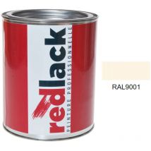 Redlack - Cremeweißlack ral 9001 Glanz Mehrflächen 1L