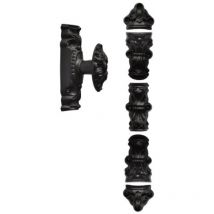 Rollinger - Crémone en fonte de style type a finition époxy noir