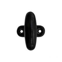 Store Menuiserie - Poignée de Crémone, Aluminium, Noir laqué, pour Fenêtre, Ouverture et Fermeture