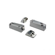 Fapim - Kit de penes haut et bas avec gache 8401I noir 9005 pour crémone pompier Panama - 8401I37