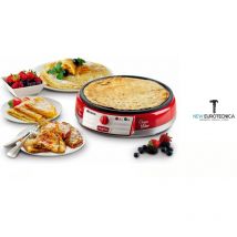 Maker piastra elettrica per crepes, 1000 w, antiaderente, rosso - Ariete