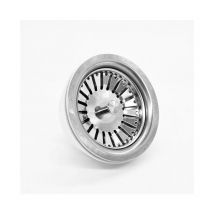 Crépine d'évier de cuisine, bouchon de crépine d'évier en acier inoxydable, remplacement des bouchons de vidange (diamètre: 84 mm)