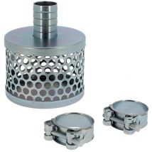 Huggy Tuyaux - Crépine para tubo de aspiración 38 mm + 2 abrazaderas de sujeción