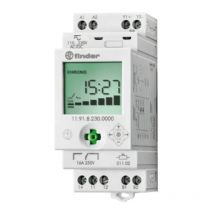 Interrupteur crépusculaire avec horloge din 2 modules 11.91.8.230
