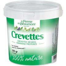 Crevettes déshydratées, seau de 250 gr 2,5 litres volailles oiseaux