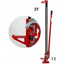 Equipement Express Sicoba - Cric manuel Farm Jack Hi Lift 3 Tonnes grand modele 12,5 - 134cm