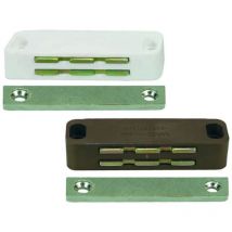 Cricchetti magnetici grandi - mm.74x20x16h. attrazione kg.14 marrone uc20