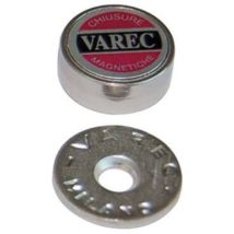 Cricchetto magnetico a pasticca rotondo in metallo – Magnete corazzato forte attrazione – Capacità 14 kg – 1,5 mm