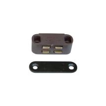 Cricchetto Magnetico Sportelli Uc9 Varec Mm 35 H.mm 12 Kg 3 + Incontro Marrone