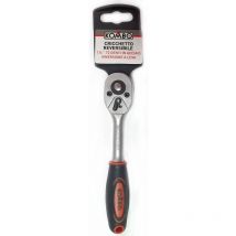 Kombo - Cricchetto reversibile 1/4 a 72 denti in acciaio alta qualità, inversione a