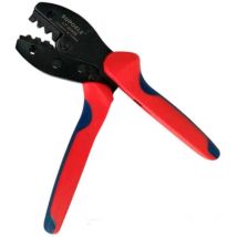 Crimpadora de carraca para conectores de paneles solares MC4