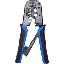 Crimpadora Ethernet VCE RJ45 RJ11/RJ12 RJ22, alicates de crimpado, cortador pelacables, herramienta multifunción para cable conector modular de red