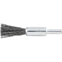 York - 12MM Crimped Wire Flat End De-carbonising Brush - 30SWG