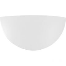 Cristal de media luna curvado mate 20cm