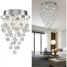 Senderpick - cristal lustre led plafonnier lampe de plafond éclairage salon
