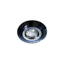 Cristal Luxor Faretto da incasso rotondo nero