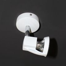 001-2000-1-001 - Arco IP20 50w GU10 spotlight included - Height 12cm Diam. 8.6cm - white - Cristalrecord