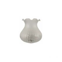 Abat-jour en verre CRISTINA mat 14x13cm bouche 5cm