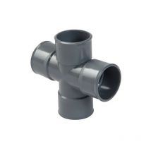 Nicoll - Croce pvc 87° 30 (90°) Femmina/Femmina - 80