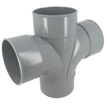 Nicoll - Croce pvc 87° 30 (90°) Maschio/Femmina - 125