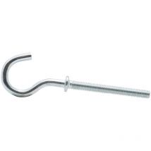 Crochet à visser zingué filet métaux Viswood 4x35mm (lot de 3 crochets)