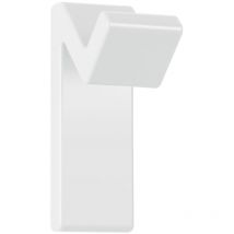 Crochet mural pour serviette flash Blanc Spirella