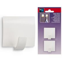 Inofix - crochet ADHESIFX2 blanc 42X40X25 2310-2-