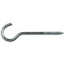 Crochet d'armoire courbé zn 17/120x4,4 (Par 100)