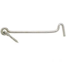 Crochet de contrevent et piton zingué blanc AFBAT - Dim (mm): Ø4x50