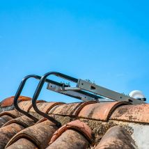 Crochets de faitage pour échelle de toit Safein, adaptateur de toit garantie 5 ans, crochet de faîtière acier - Hostrom