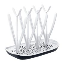 Ousudela - gouttoir à biberons, gobelets et tétines avec plateaux, support pour 8 biberons pour la maison et la chambre d'enfant