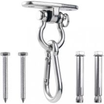 Roleader - Crochet De Plafond, 450KG Capacité Crochet de Fixation Murale de Plafond, Support de Plafond Suspension Trainer Kit de Suspension pour