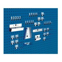 Assortiment de porte-outils lxHmm 10croch./10 cr.doubl./20 div. supports 40 pcs.